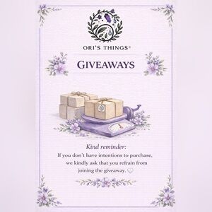 Giveaway/ free shipping